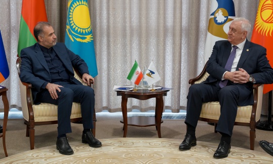 Председатель Коллегии ЕЭК Михаил Мясникович провел встречу с Чрезвычайным и Полномочным Послом Исламской Республики Иран в РФ Каземом Джалали