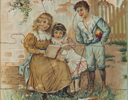 Досуг XIX века: пазлы, пузеля, распильные картины